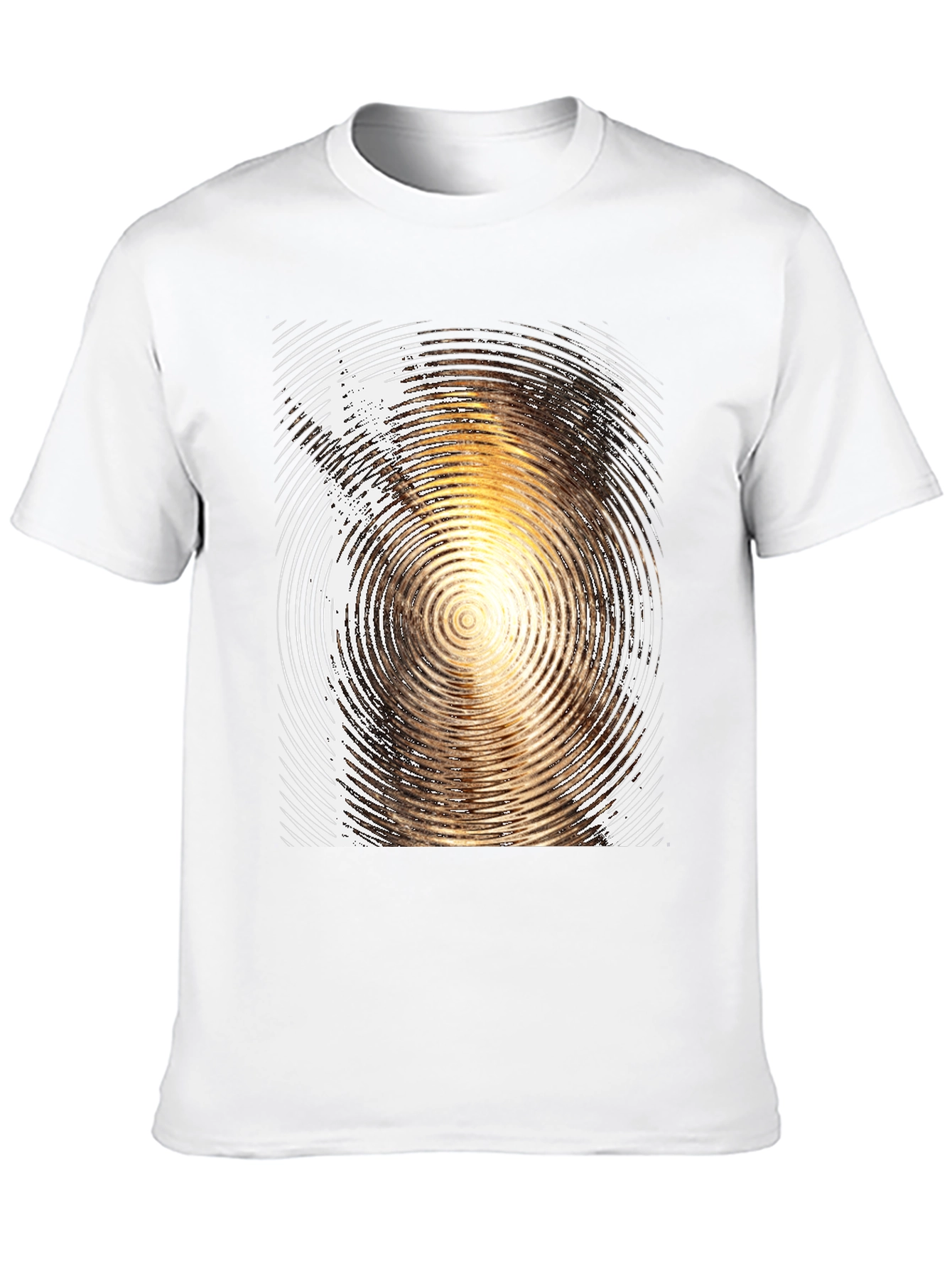 Abstract Circle Pattern Graphic Tee