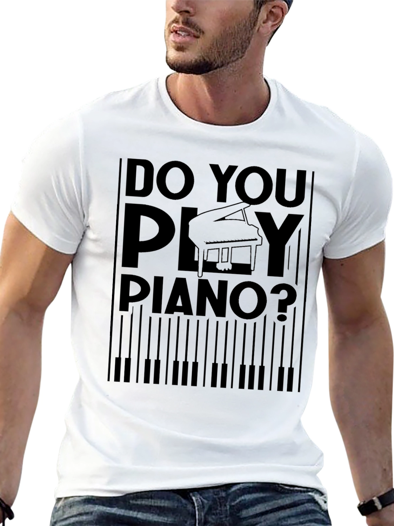 Do You Play Piano? Graphic T-Shirt