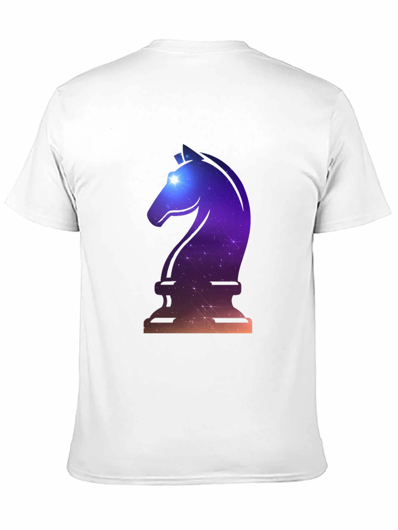 Galaxy Chess Knight Graphic Tee - Unique Style