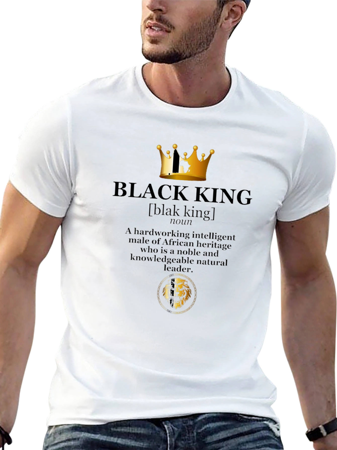 Black King Definition T-Shirt