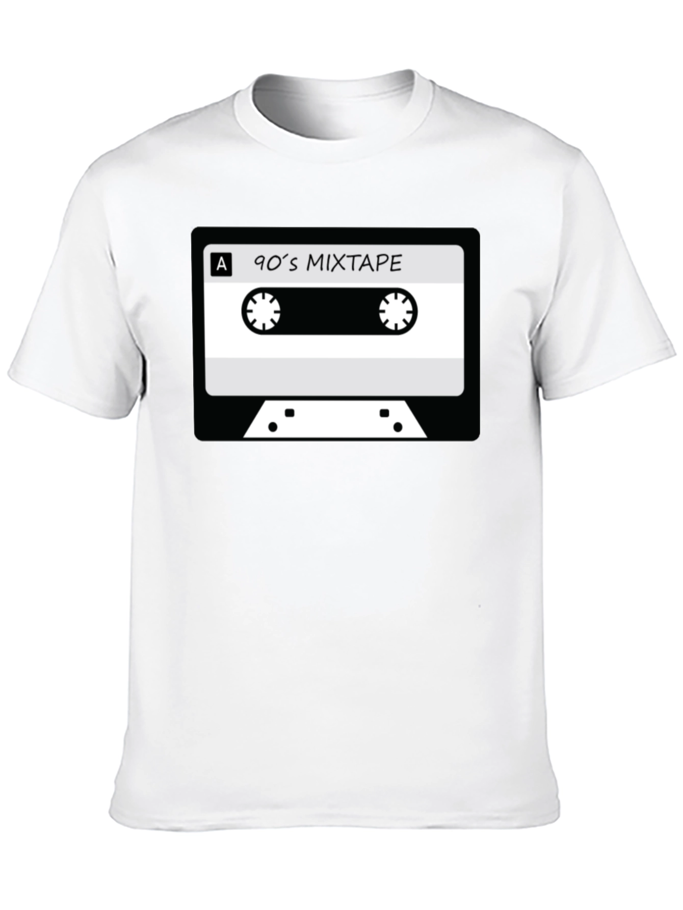 90s Mixtape Graphic Tee - Retro Cassette T-Shirt