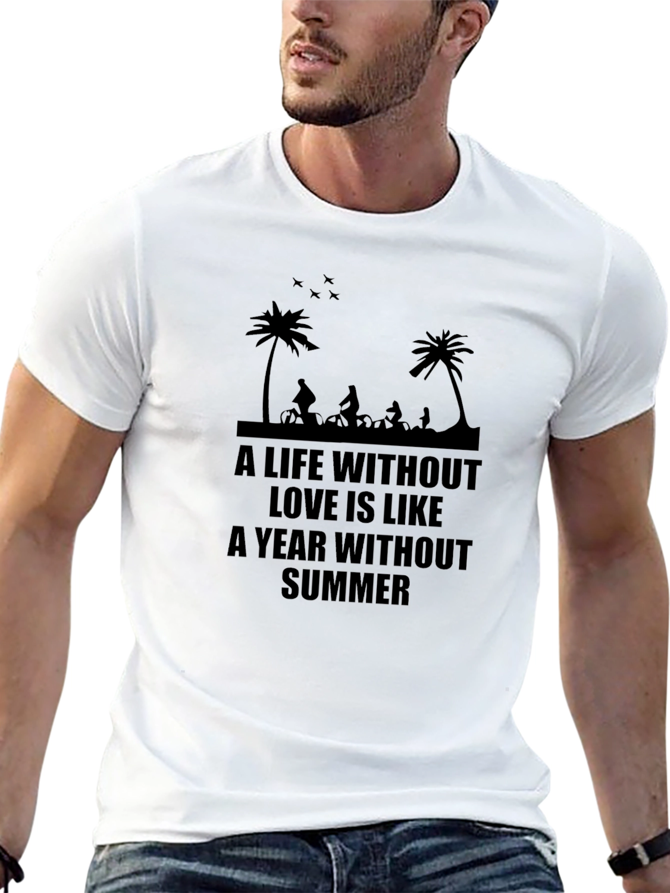A Life Without Love Summer Graphic Tee