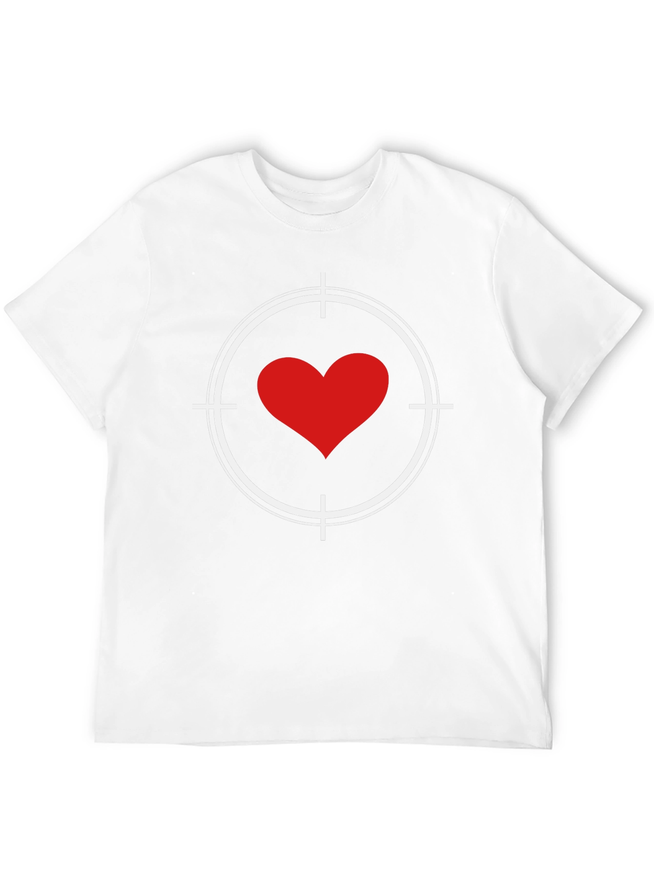 Heart Target Graphic Tee - Love is the Aim!