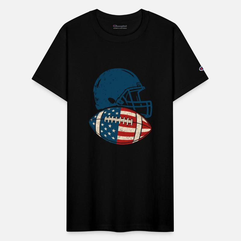 American Football – USA Flag Helmet & Ball