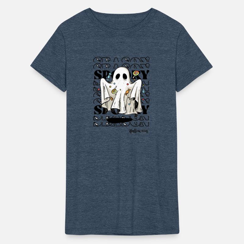 Black and white modern halloween t shirt