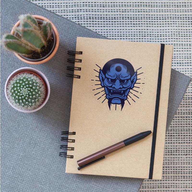 Blue Namahage Japanese Mask