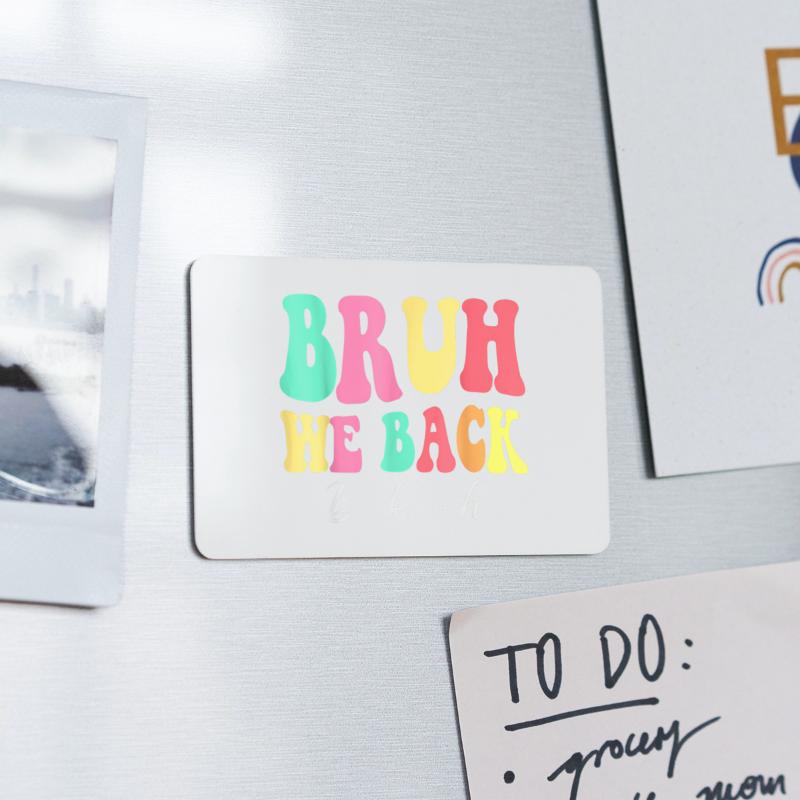 Bruh We Back Back To School Groovy Back To School