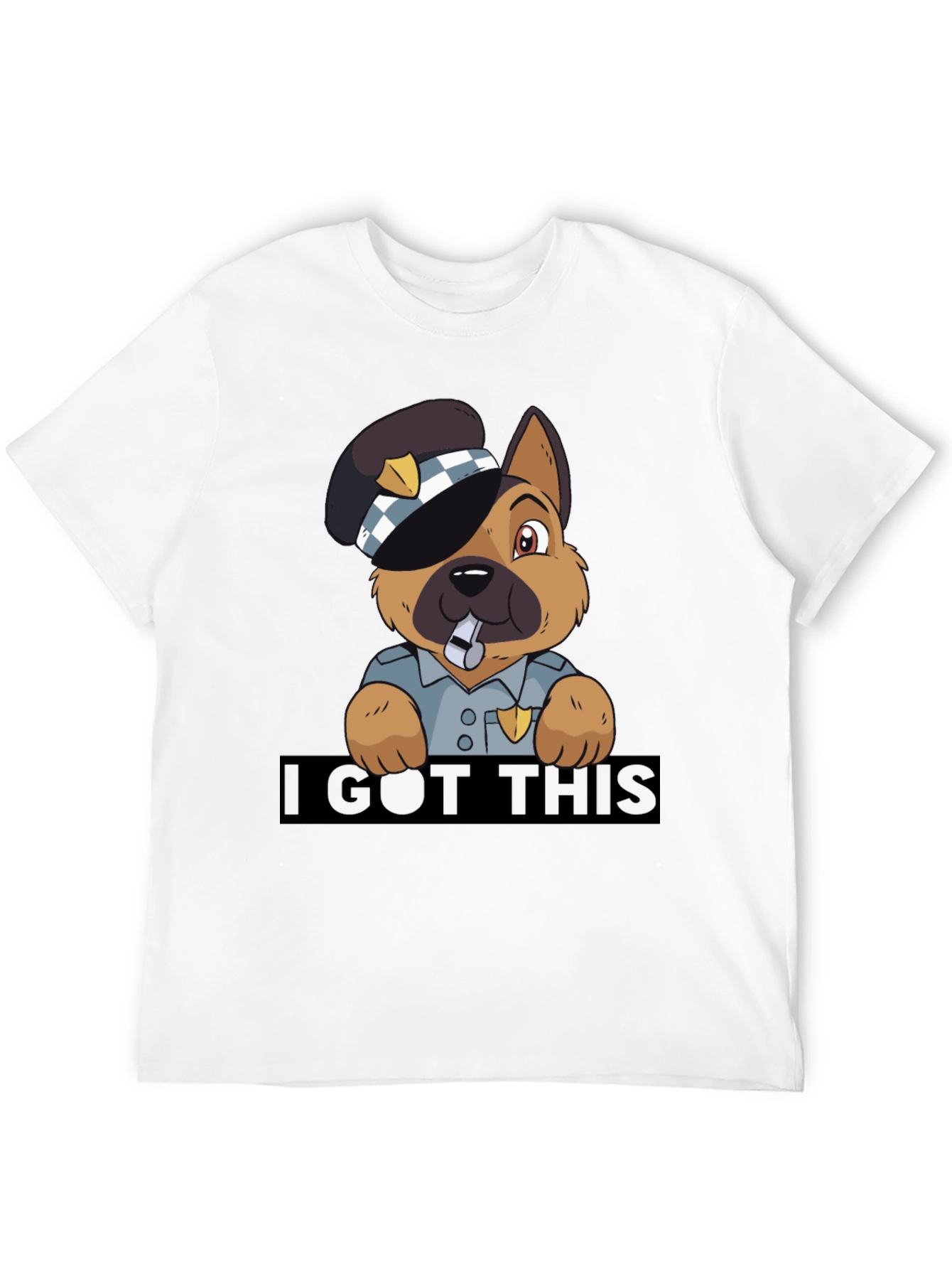 Funny German Shepherd Police T-Shirt – I Got This Dog Lover Tee