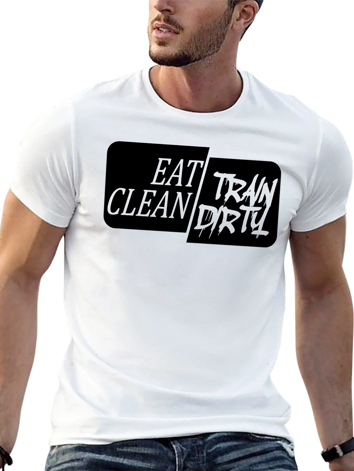 Eat Clean Train Dirty Graphic Tee