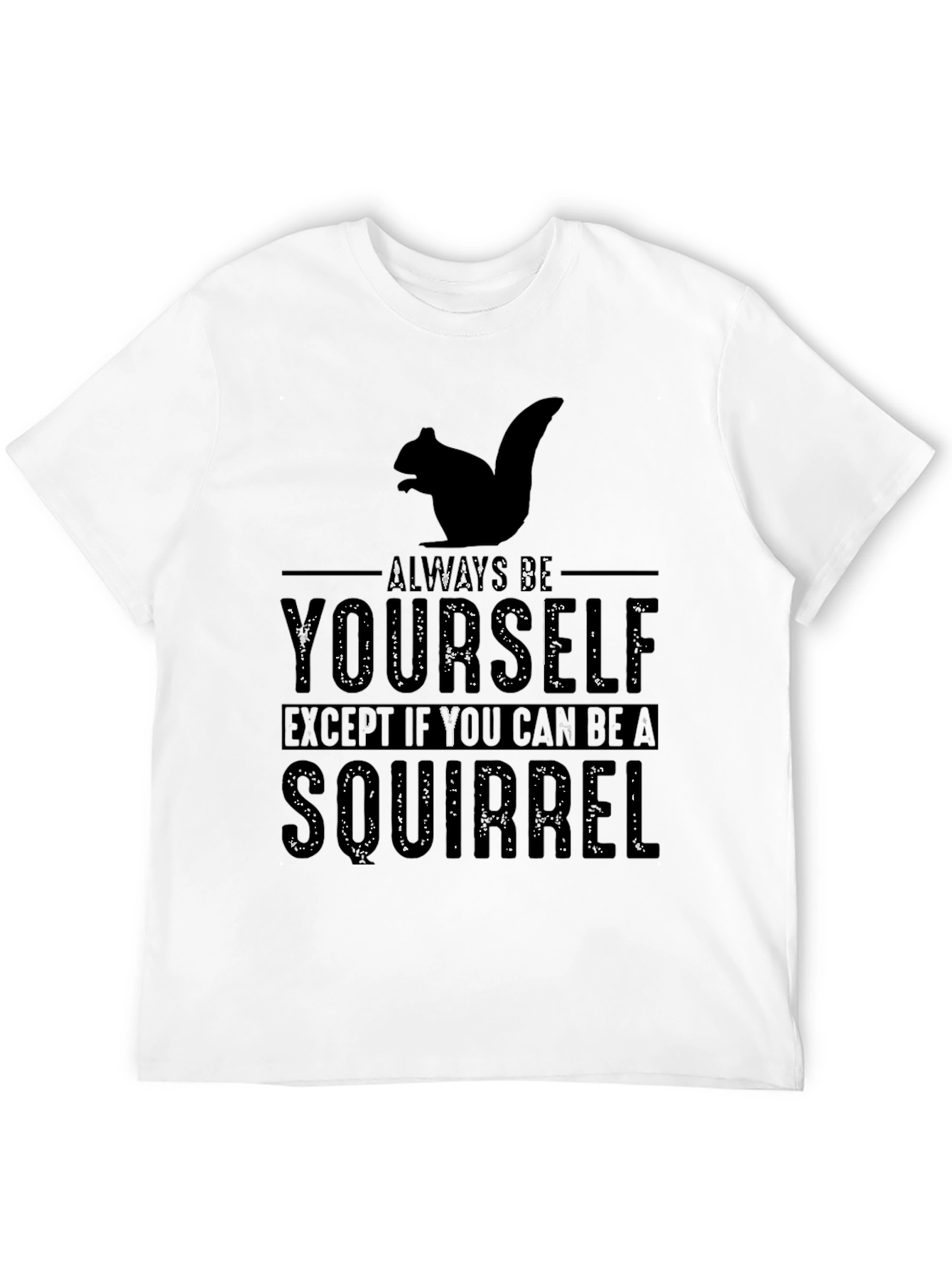 Funny Squirrel Graphic Novelty T-Shirt