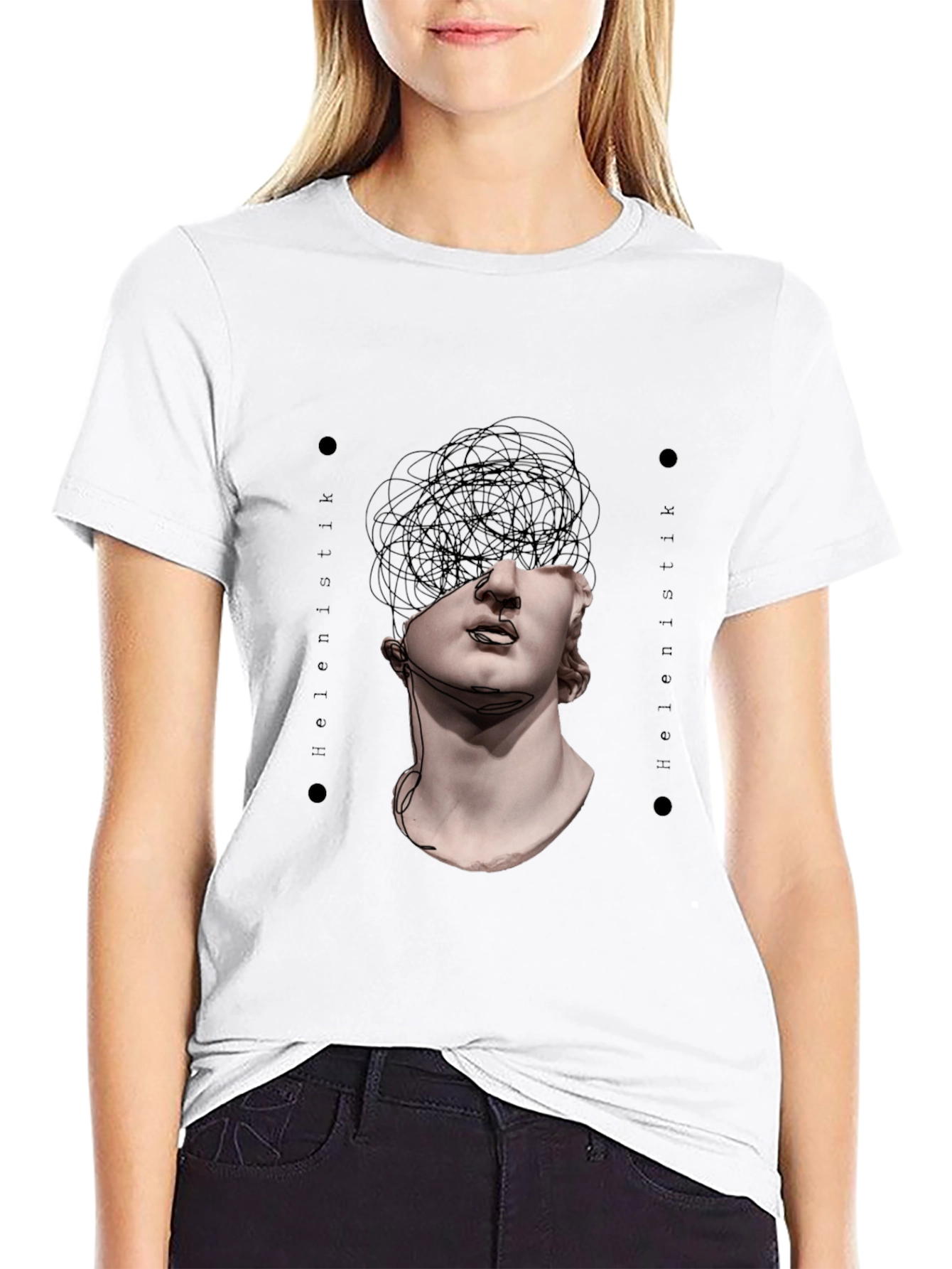 Abstract Sculpture Graphic Tee