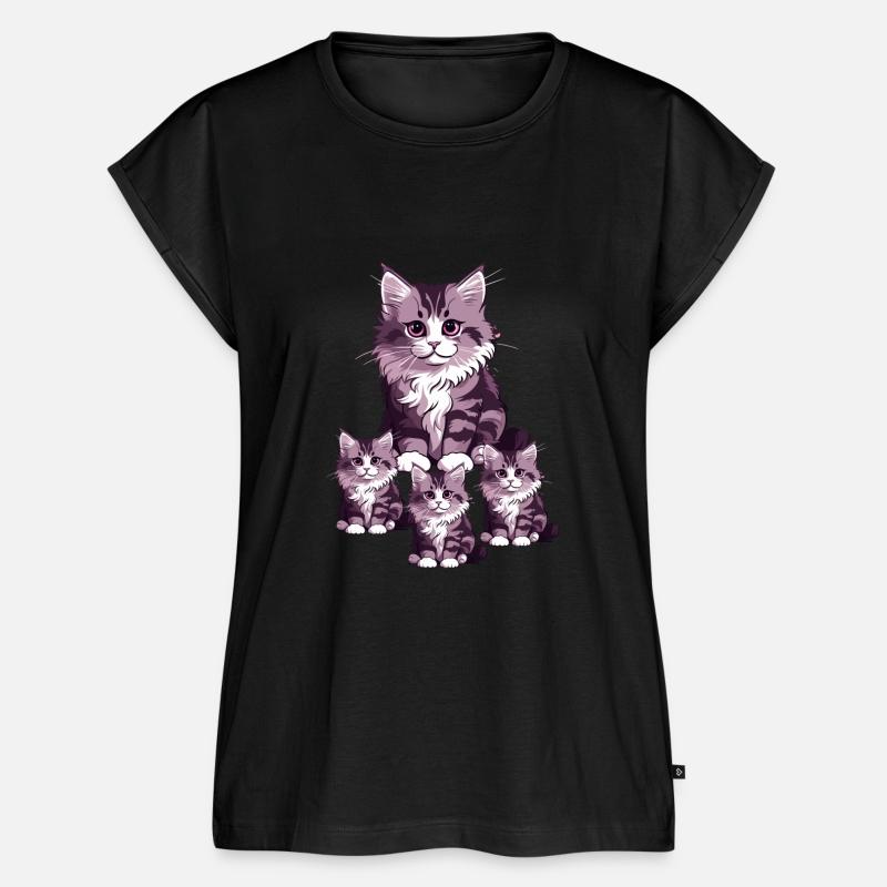 "Cherished Feline Family Portrait"