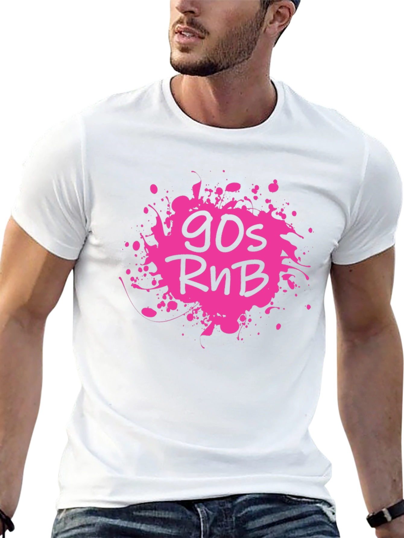 90s RnB Splatter Graphic Tee