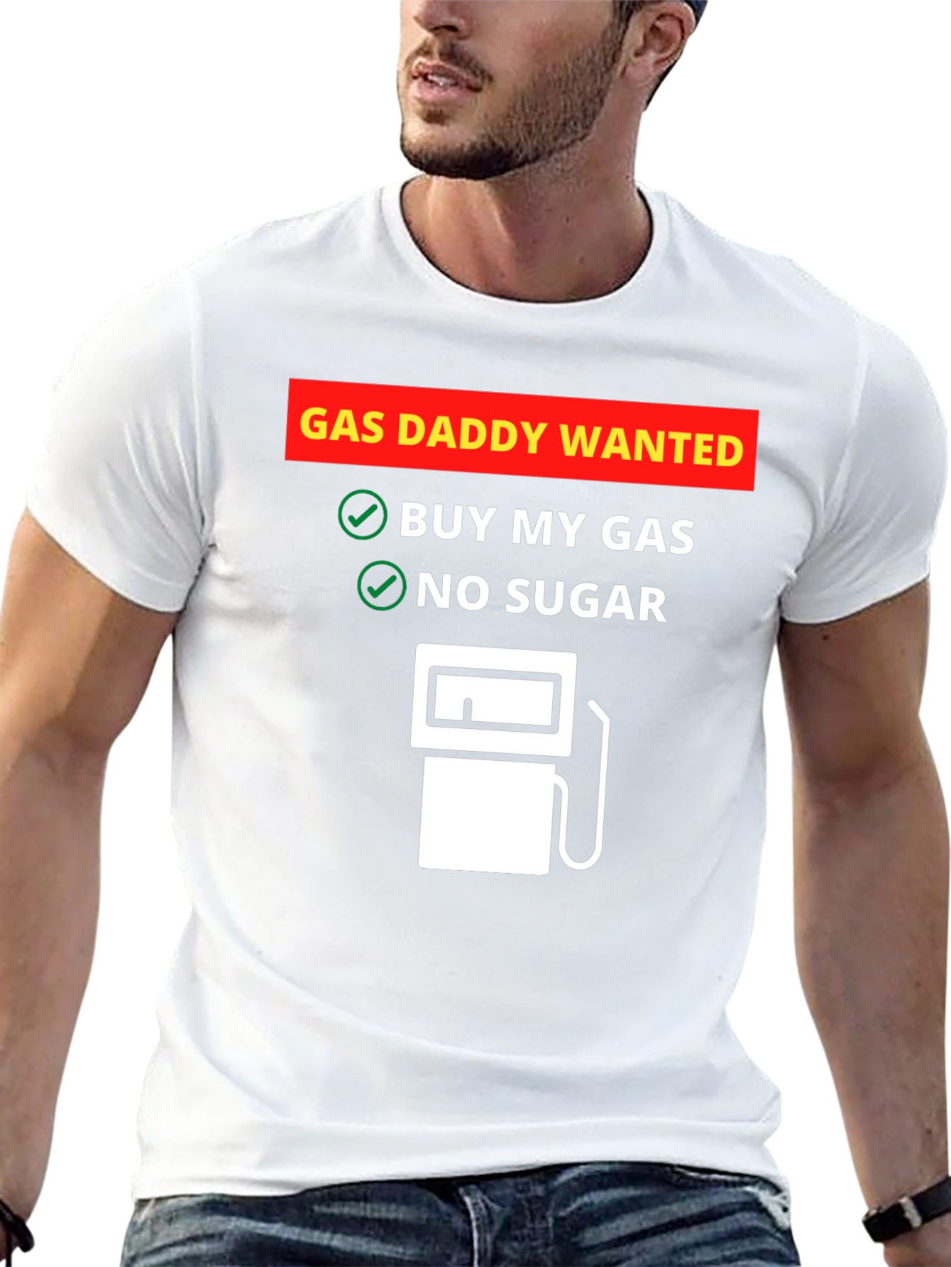 Gas Daddy Wanted T-Shirt - Funny Graphic Tee