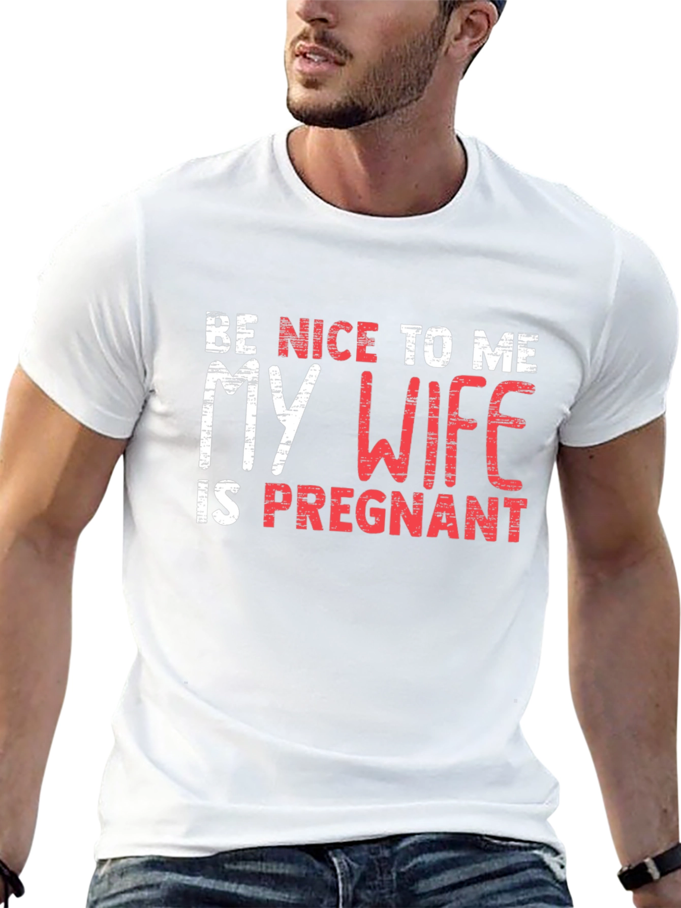 Funny Pregnancy Announcement Mens T-Shirt