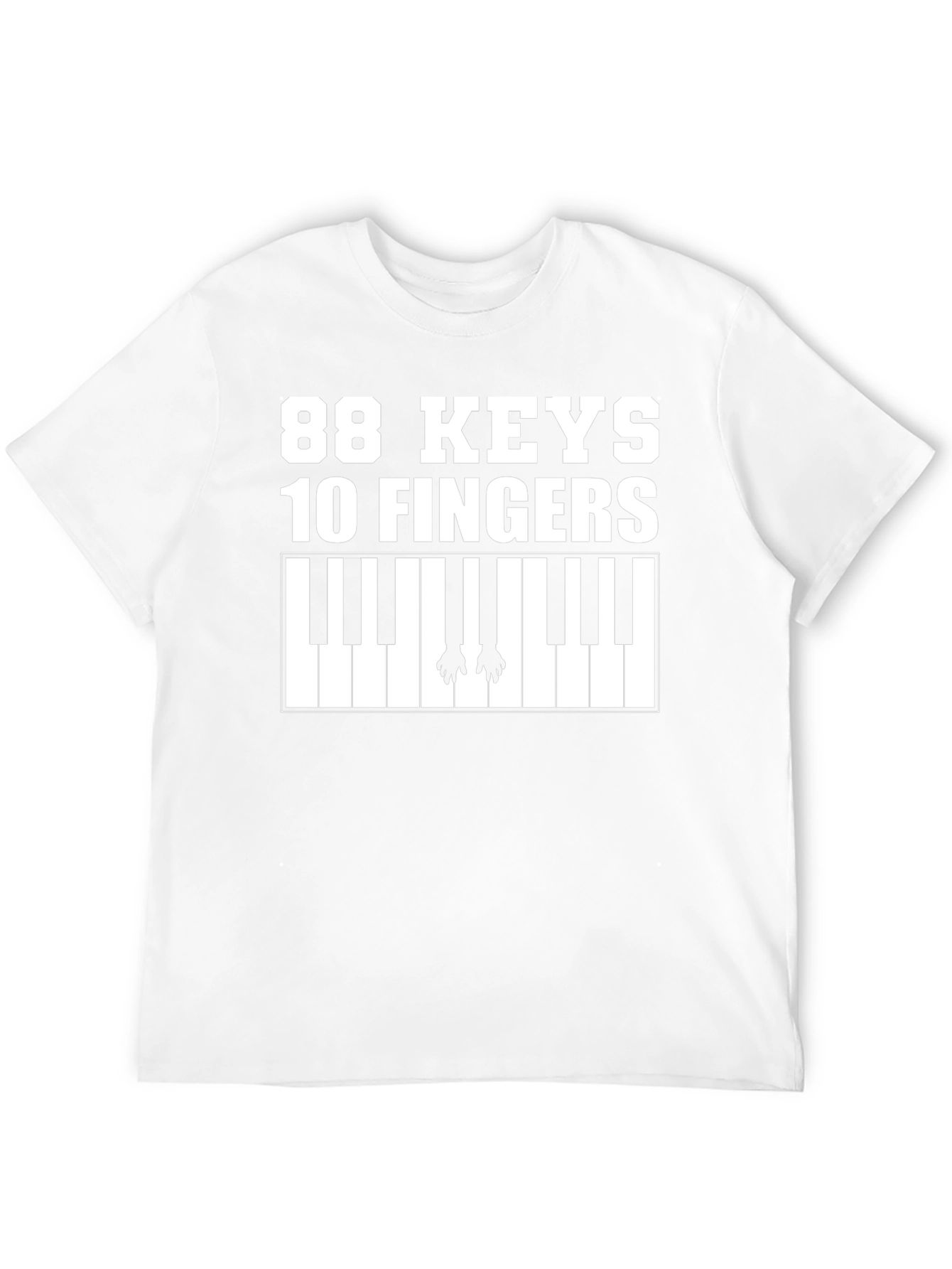88 Keys 10 Fingers Piano T-Shirt