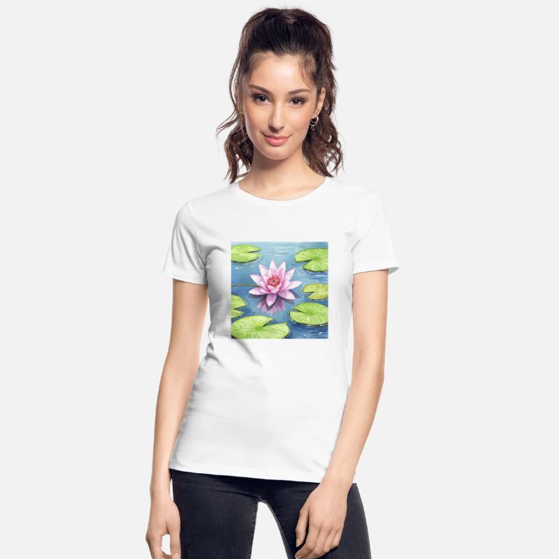 Elegant Lotus Water Lily Design