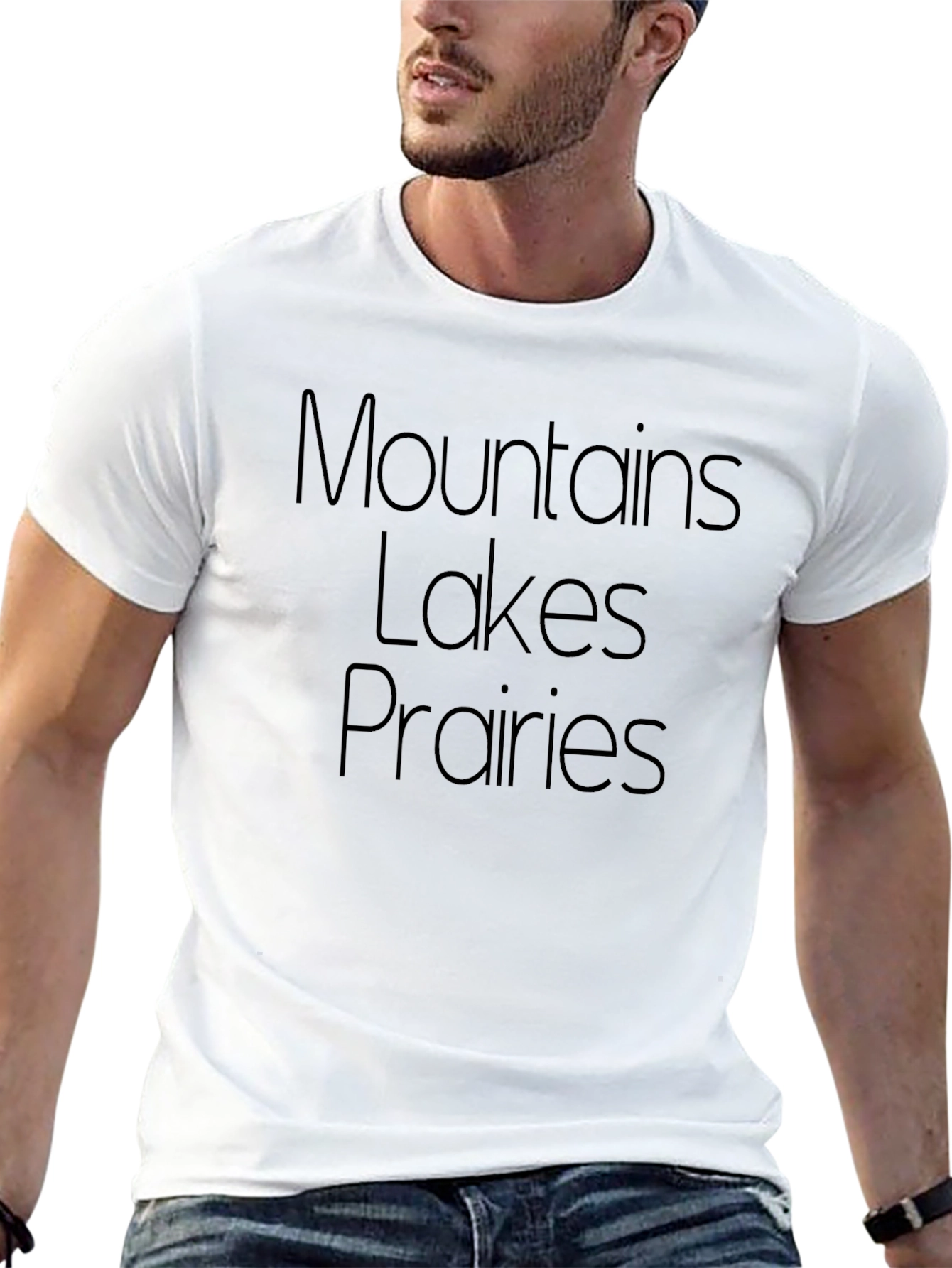 Mountains Lakes Prairies Graphic Tee