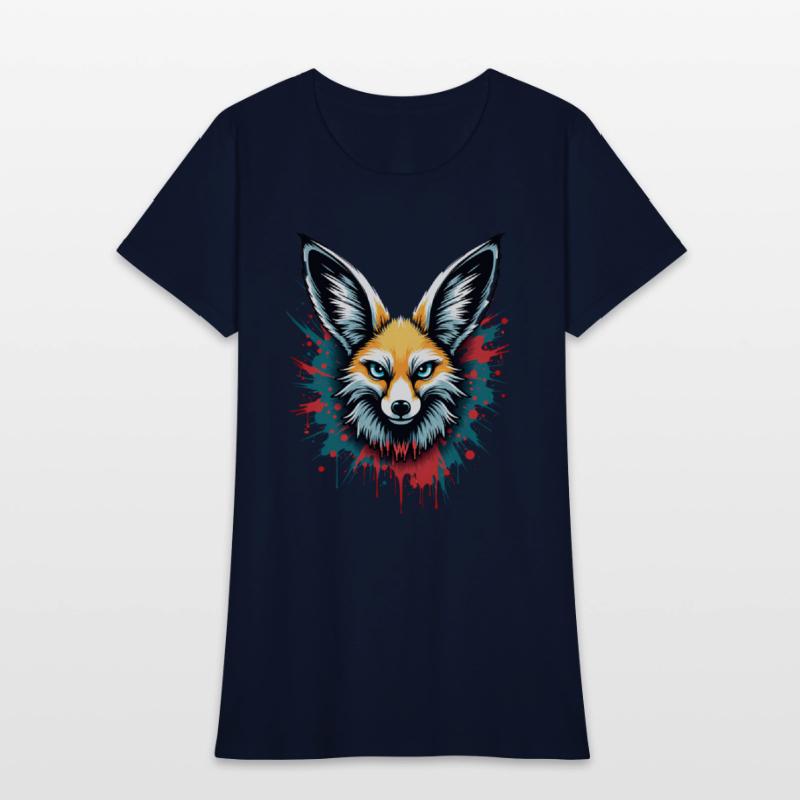 Fennec Fox Graffiti – Wild Spirit Street Art Tee