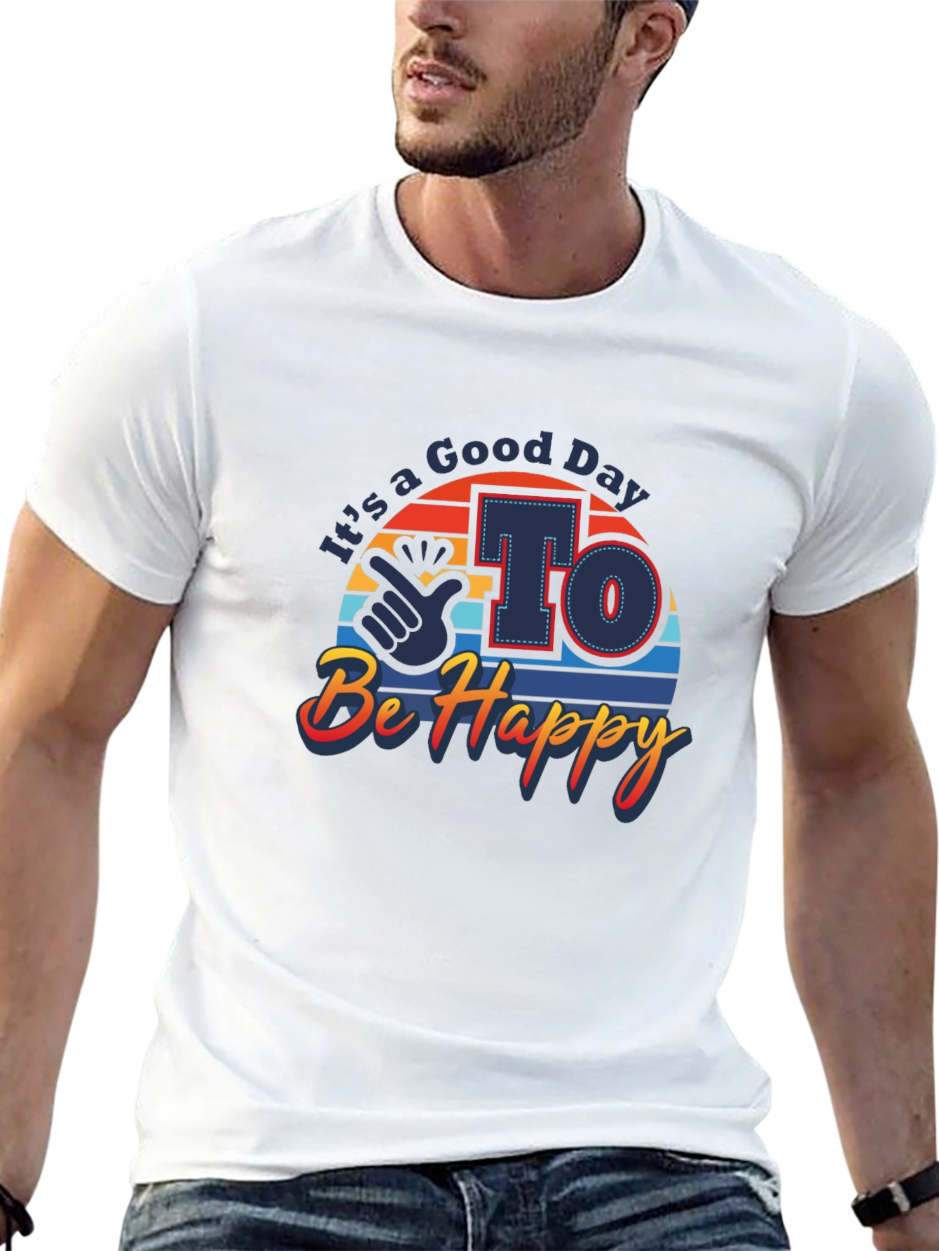 Good Day To Be Happy Graphic Tee