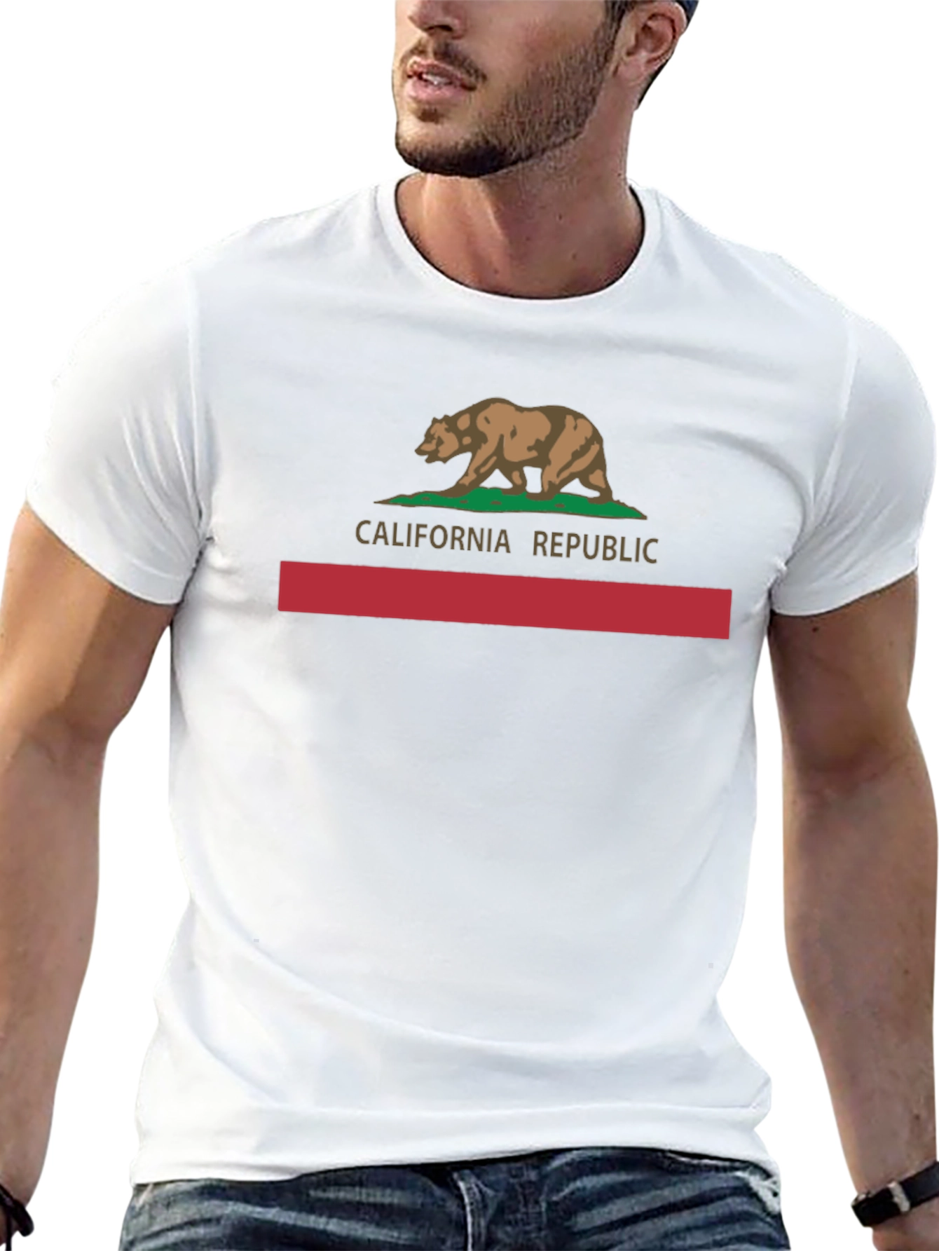 California Republic Bear T-Shirt - Black