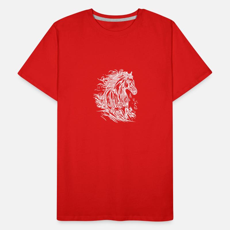 Galloping Stallion With Elegant Mane In The Wind