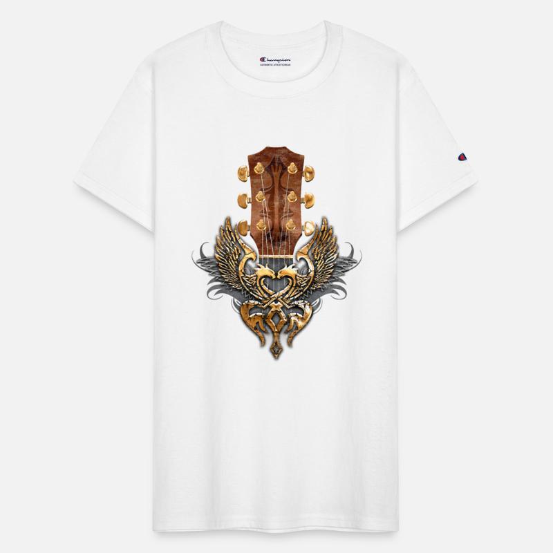 Guitar Head stock twin eagle