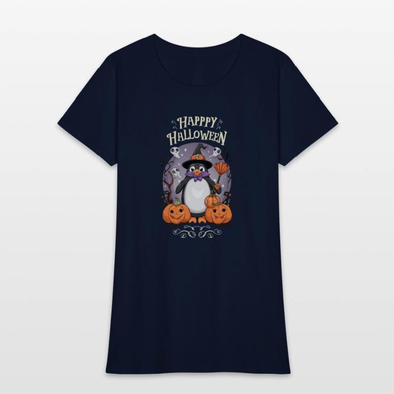 Happy Halloween Penguin, funny penguin