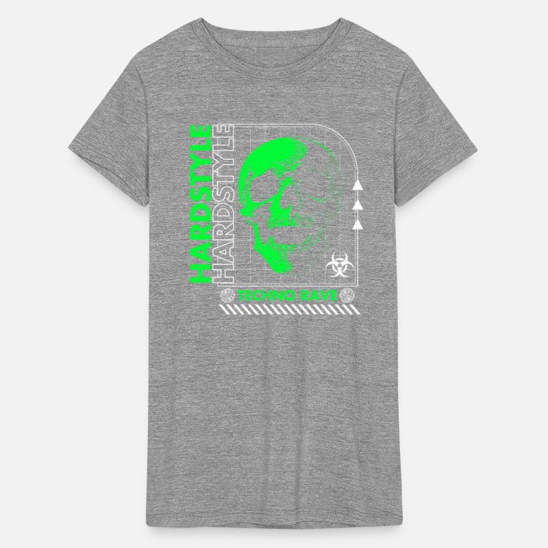 Hardstyle Rave Outfit Green Skull Retro