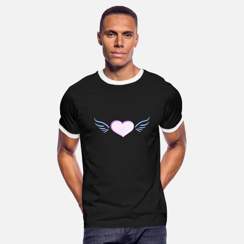 Heart wings pink symbol love