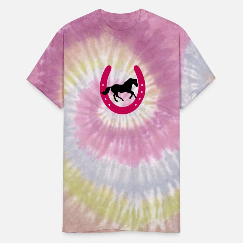 Horseshoe with galloping Horse