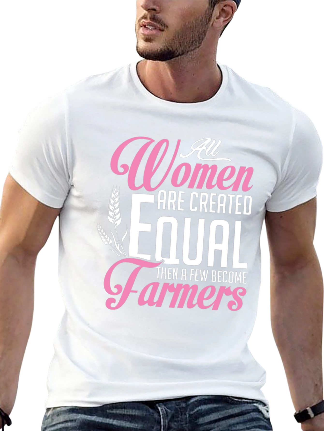 All Women Created Equal Farmer T-Shirt