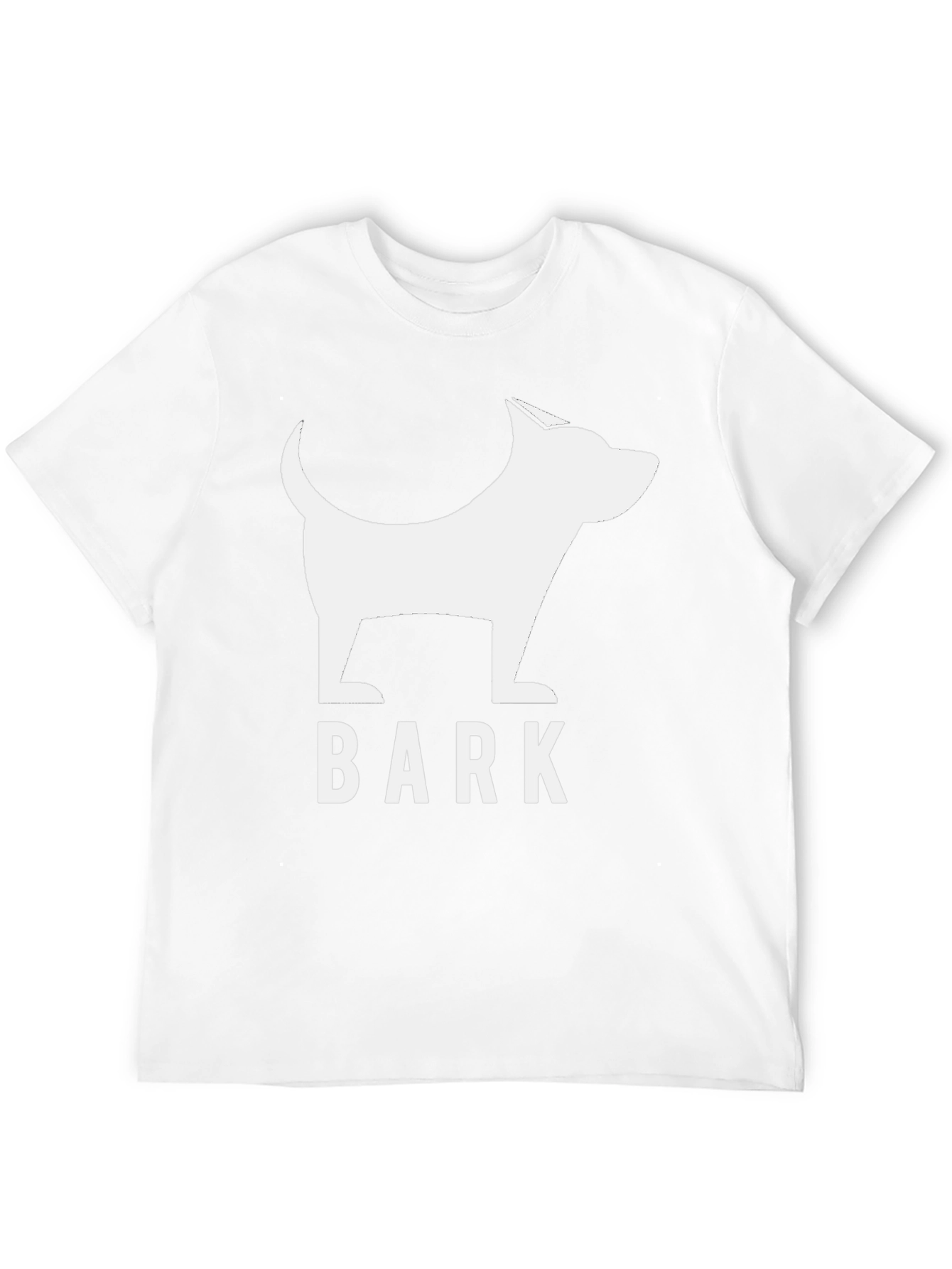 BARK Dog T-Shirt – Minimalist Dog Lover Graphic Tee Gift