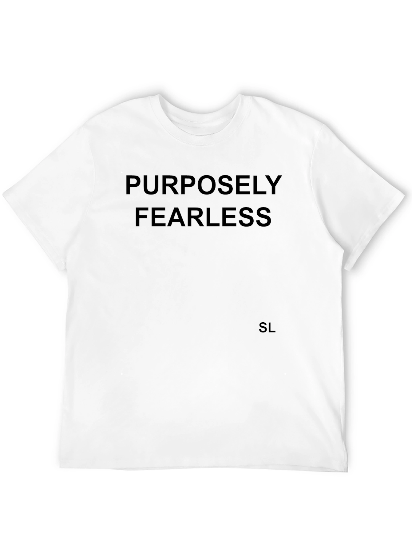 Purposefully Fearless Black Tee