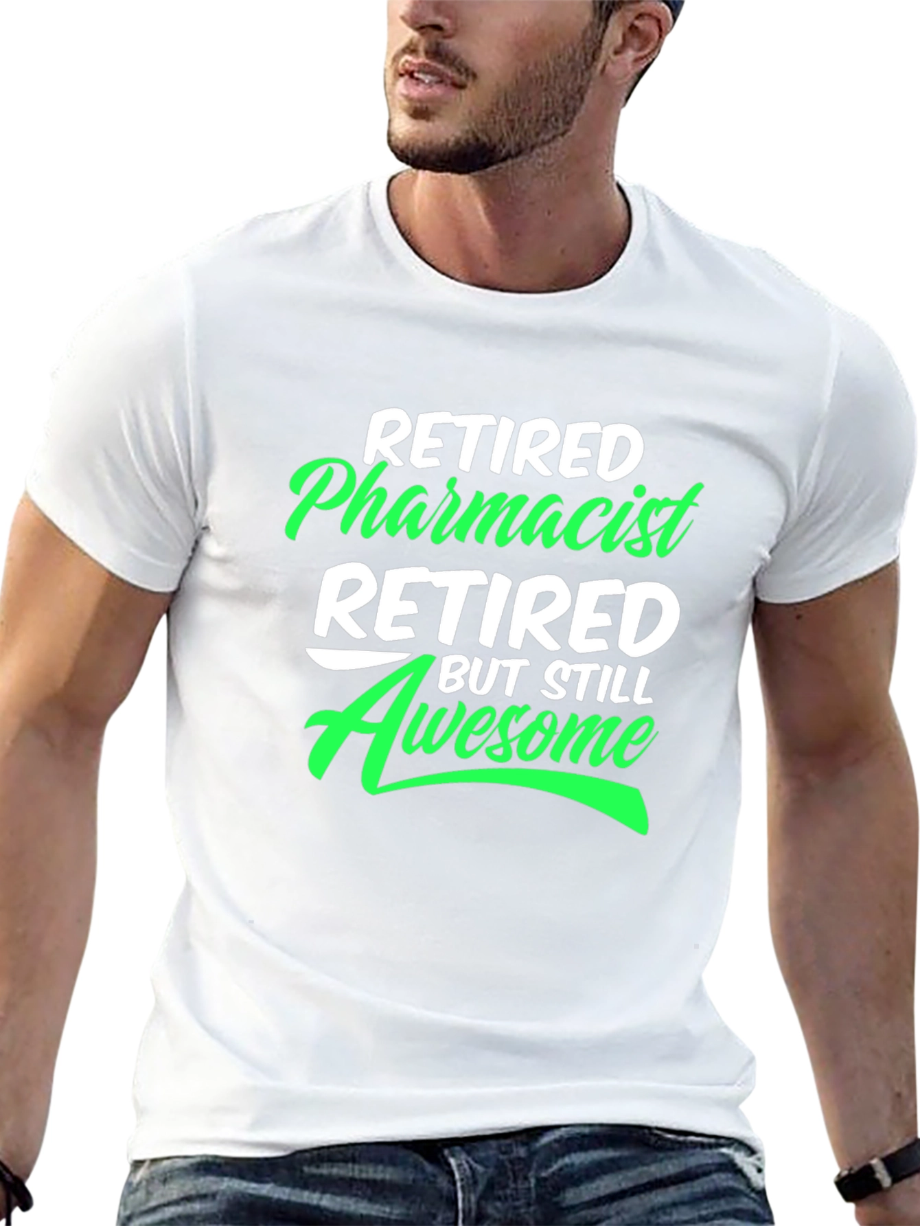 Retired Pharmacist Awesome Graphic Tee