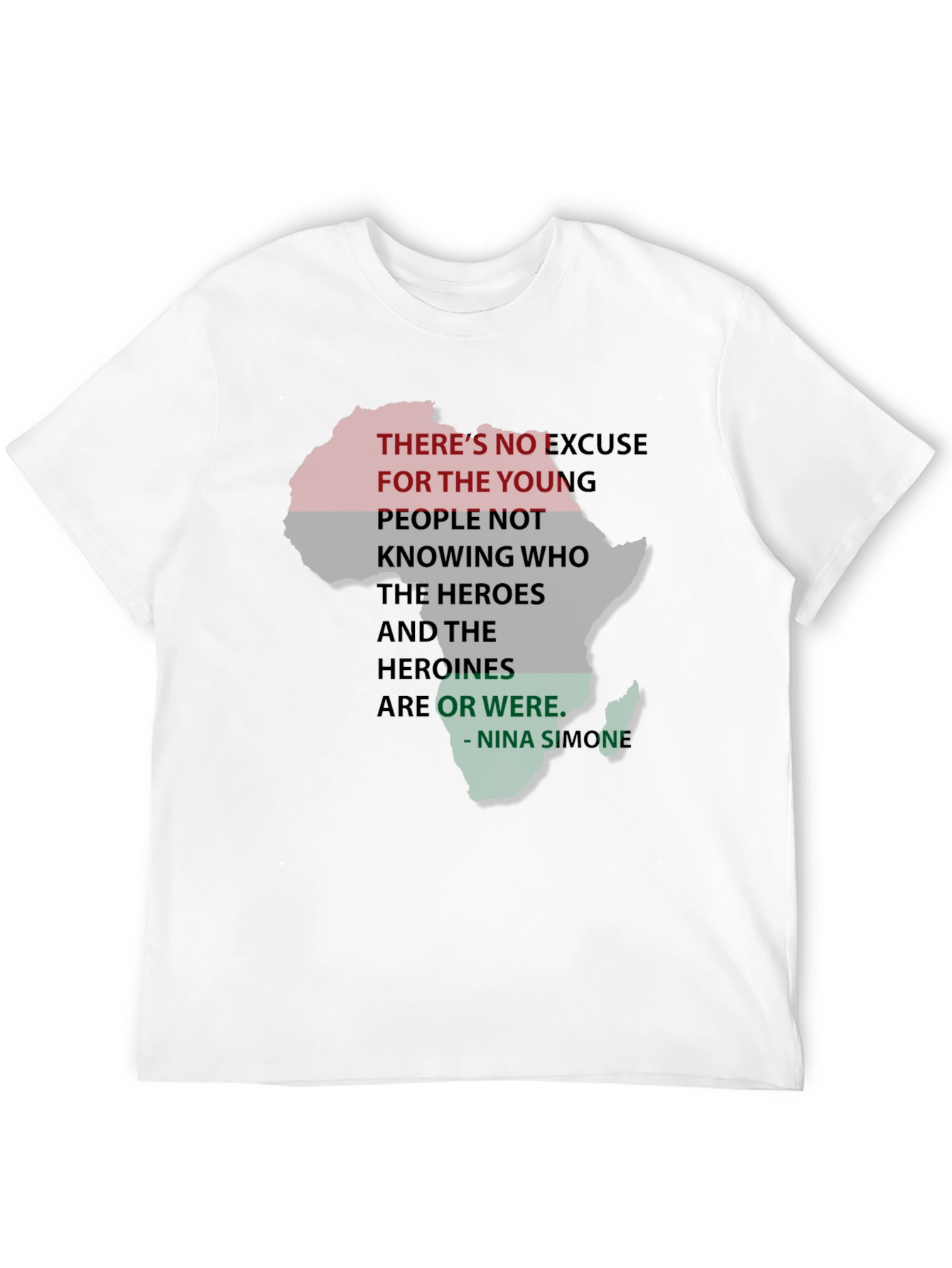 Africa Quote T-Shirt - Nina Simone