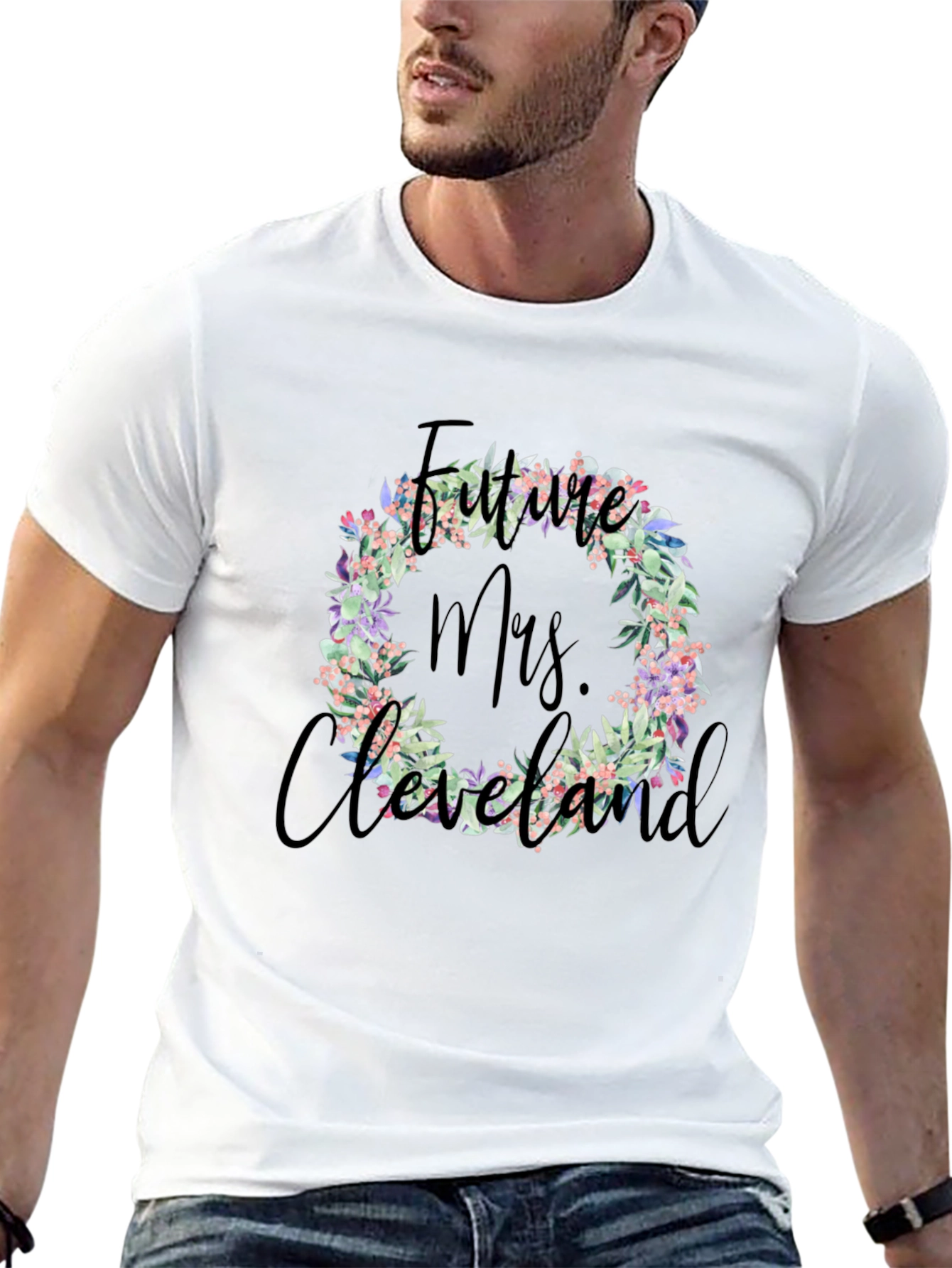 Future Mrs. Cleveland Floral T-Shirt