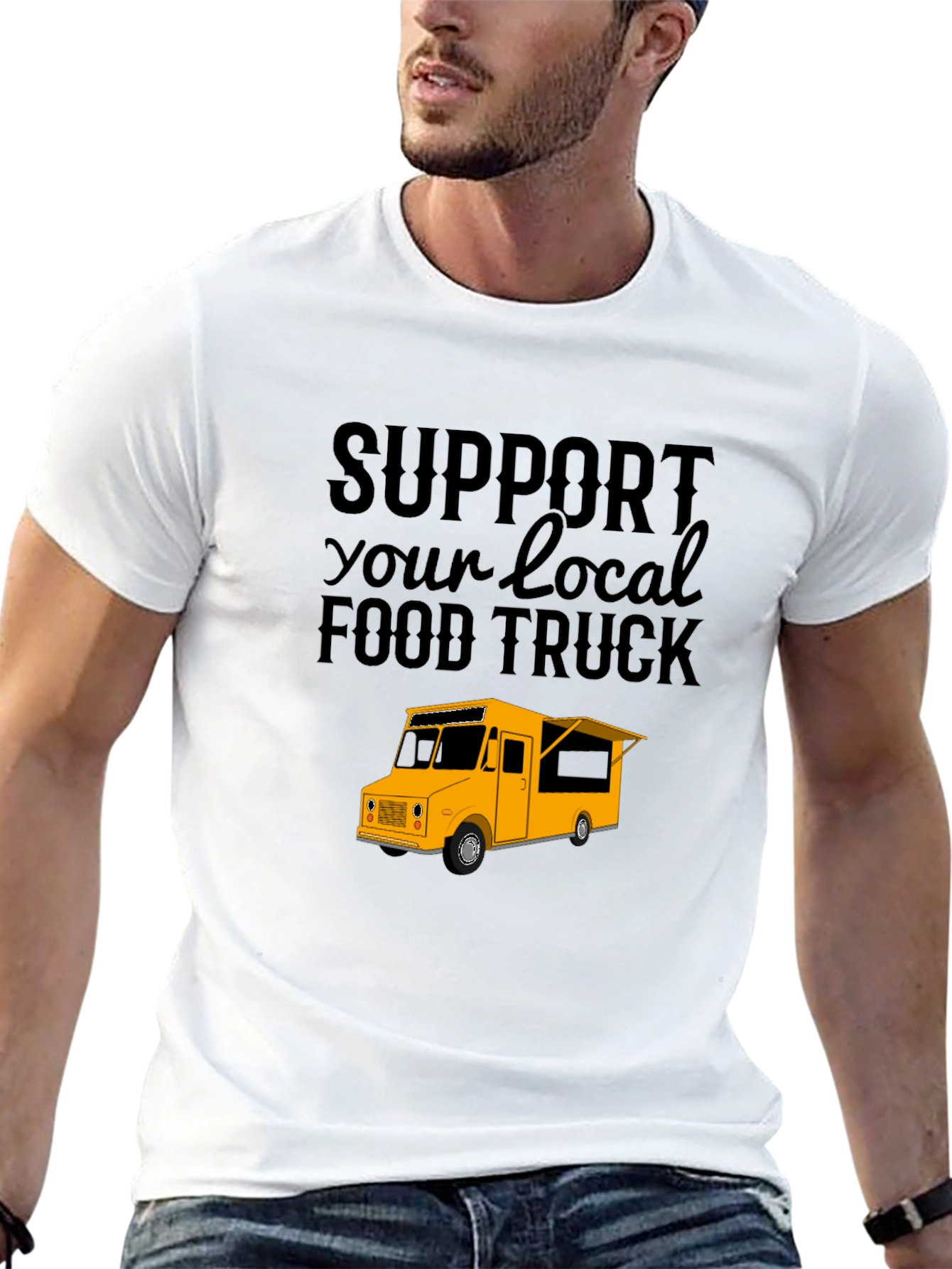 Support Your Local Food Truck Graphic Tee