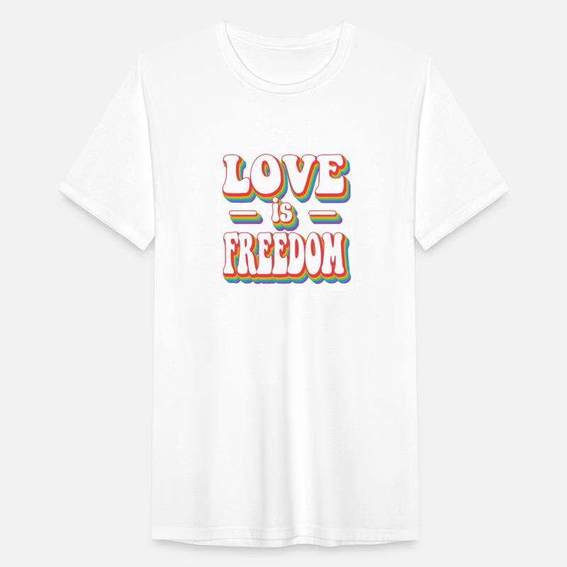 Love Is Freedom Pride Rainbow LGBTQ+