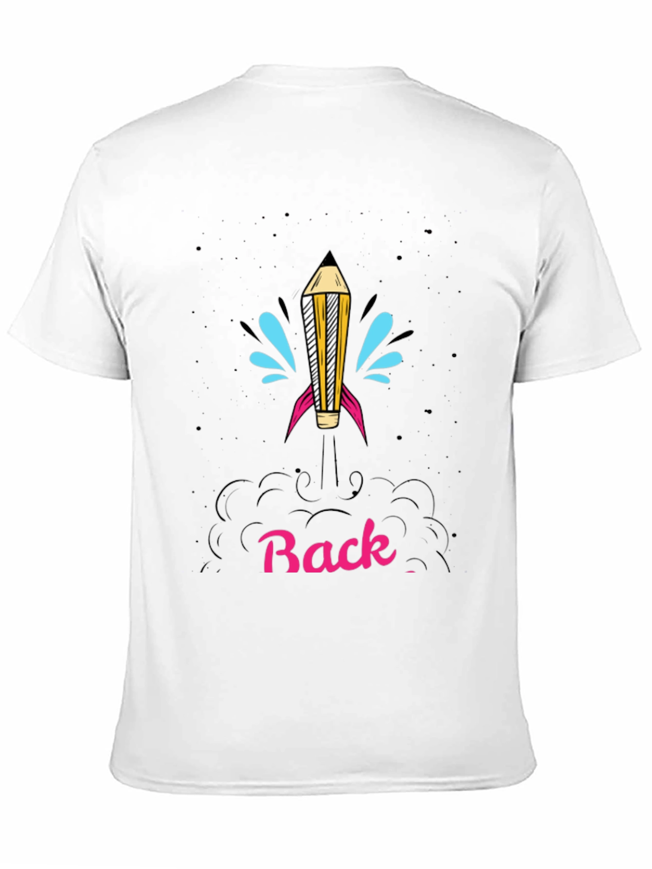 Back to School Rocket Pencil T-Shirt