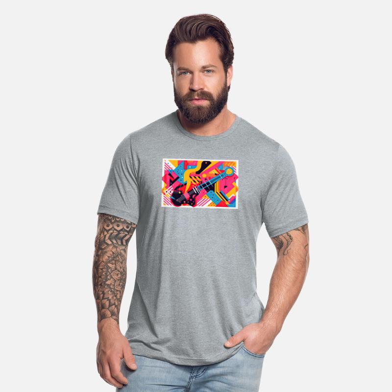 Memphis Design Rockabilly Abstract