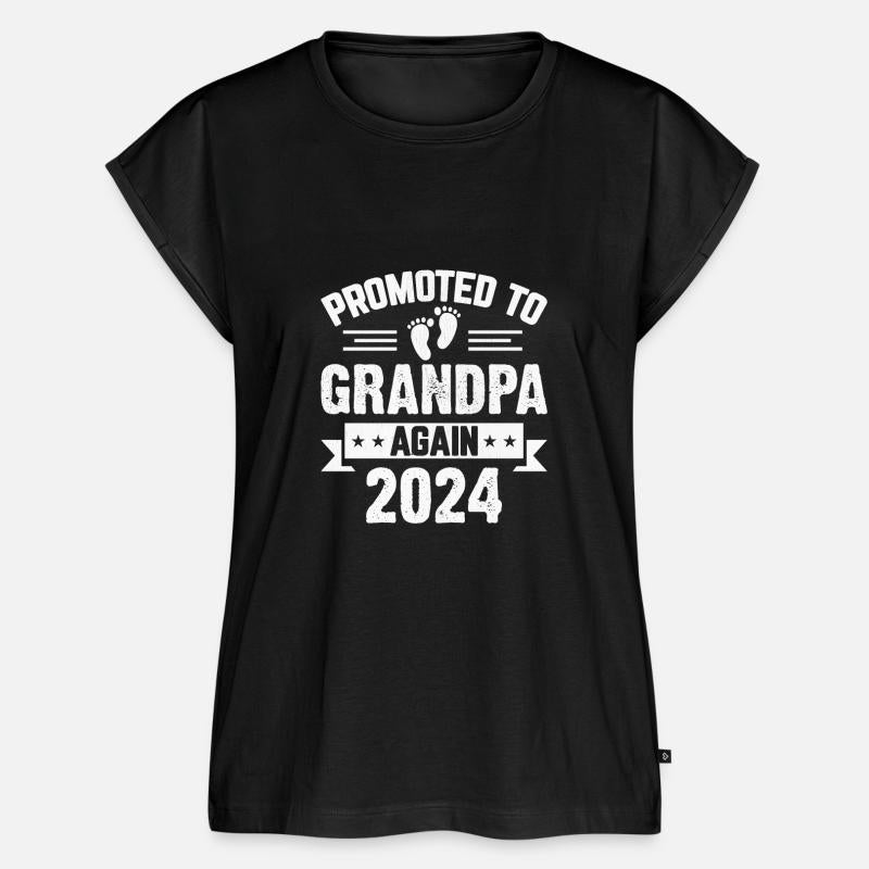 Men's Promoted To Grandpa Again Est 2024