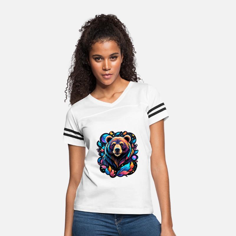 Mystical Galaxy Bear - Celestial Wilderness Art