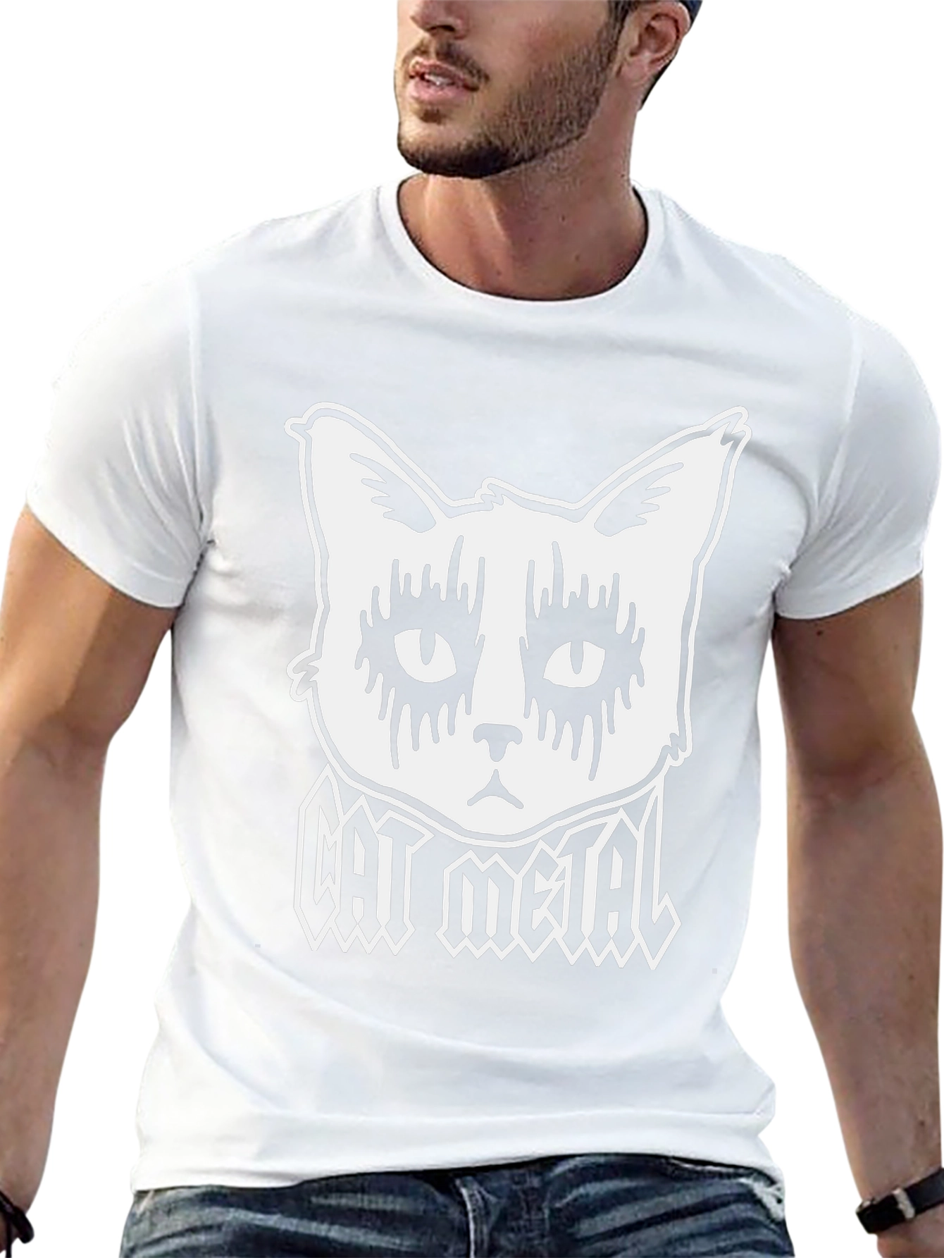 Cat Metal T-Shirt: Unleash Your Inner Rocker!