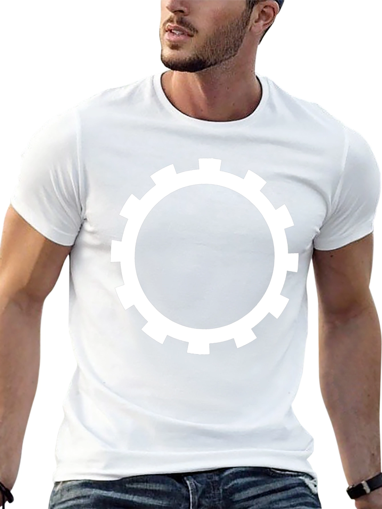 Gear Graphic Black T-Shirt