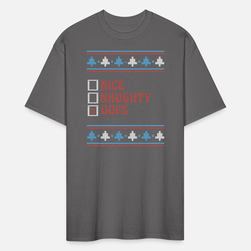Nice Naughty Oops Funny Ugly Christmas Sweater
