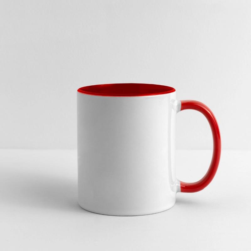 No cheers, Prost! Beer tent with Bavarian flag.