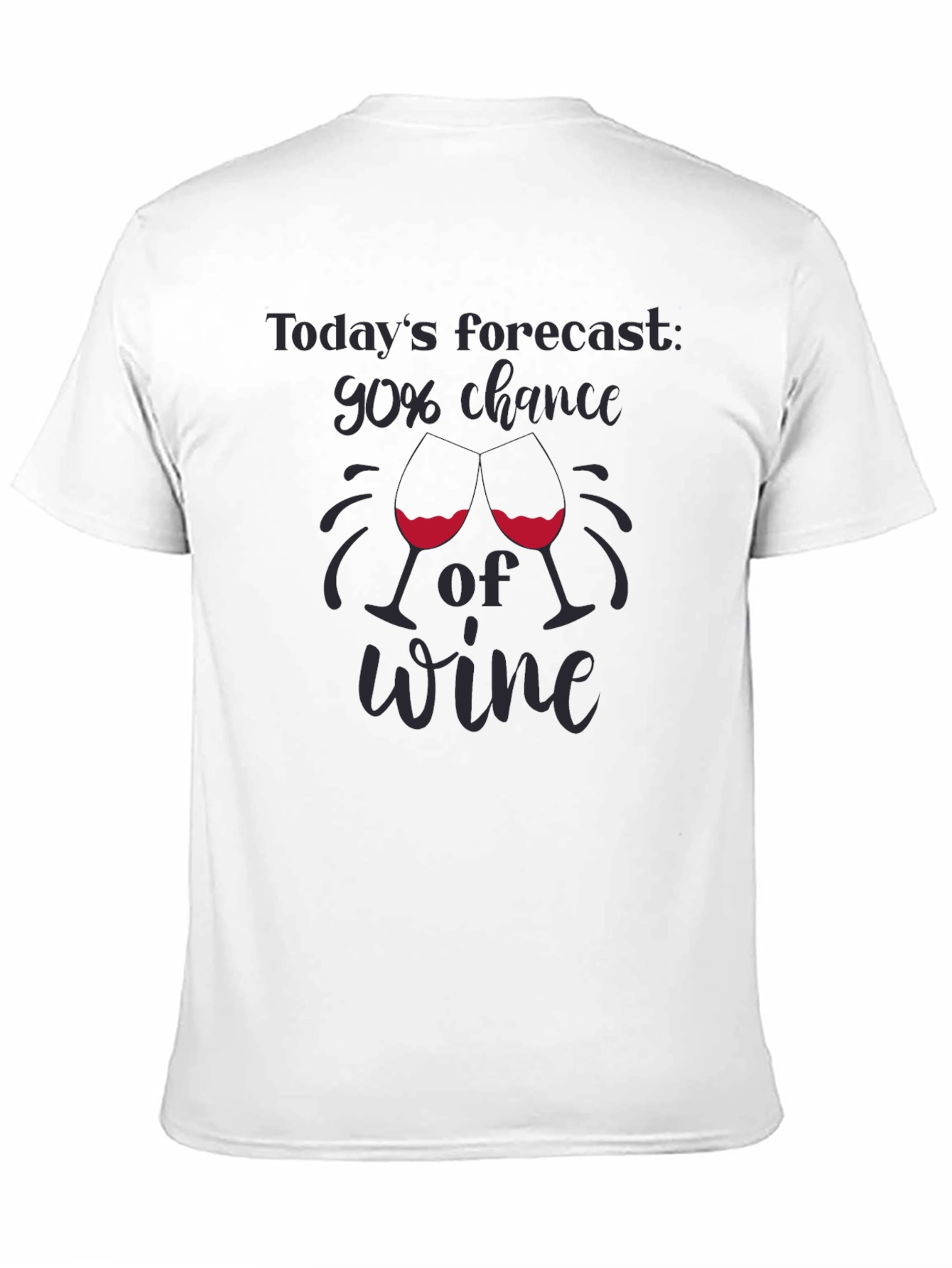 Wine Forecast Graphic Tee - 90% Chance