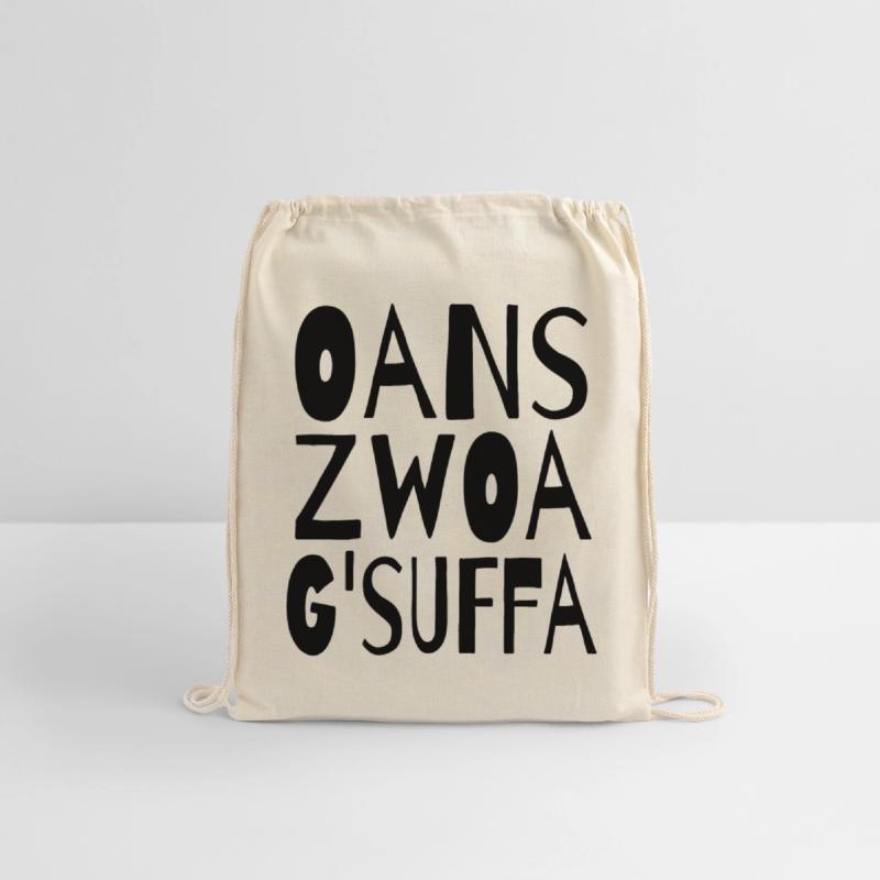 Oans, zwoa, g’suffa!