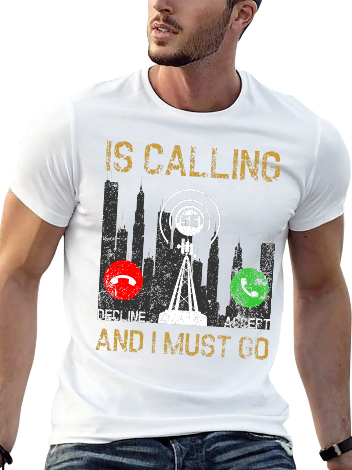 5G Calling T-Shirt - Funny Tech Lover Gift
